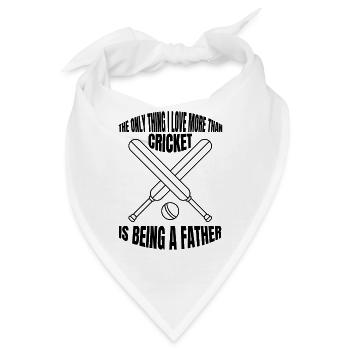 Kricket Cricket Kricketmannschaft Kricketteam - Bandana - Weiß - Vorne
