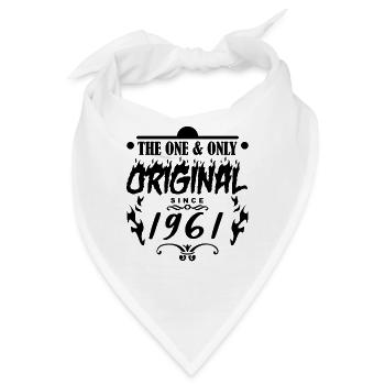 1961 - Jahrgang 1961 - Fantastisch seit 1961 - Bandana - Weiß - Vorne