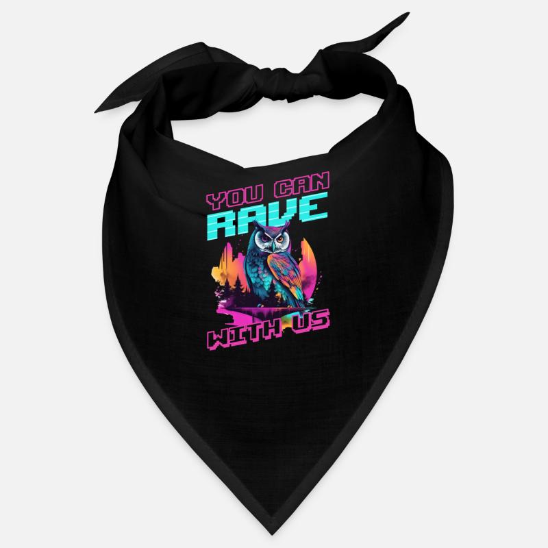 Edm Rave Du kannst Eule Rave Bandana