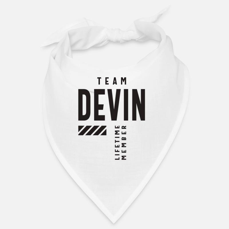 Team Devin Lebenslanges Mitglied Devin Name Bandana