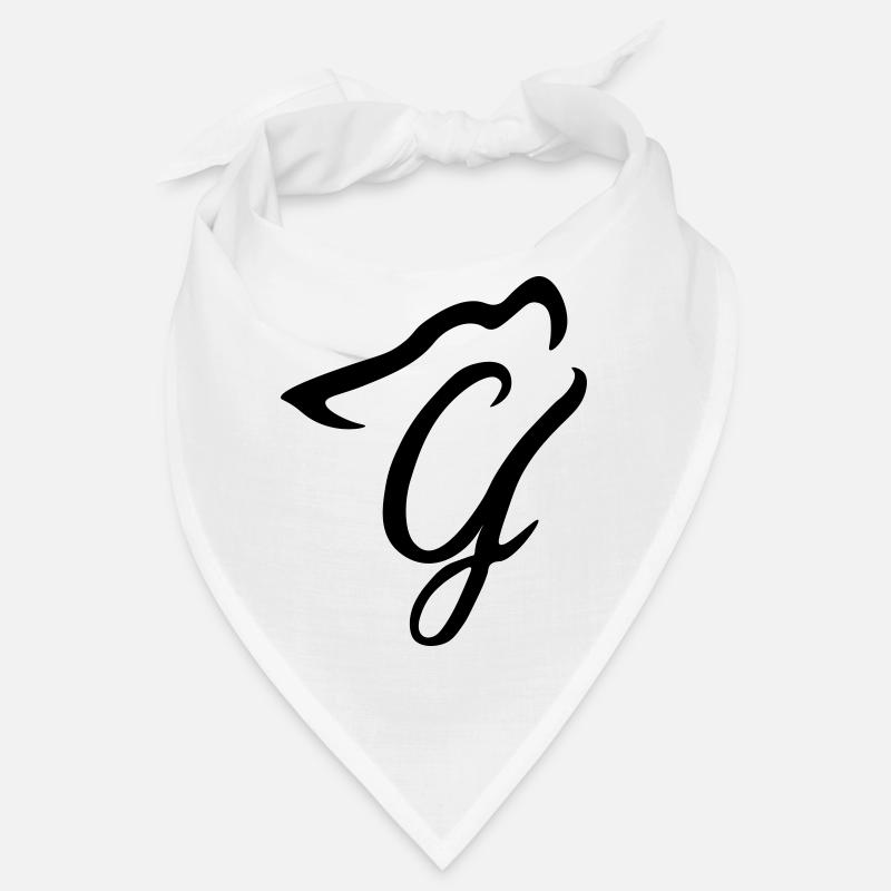 Heulender Wolf mit Gv-Inschrift Bandana