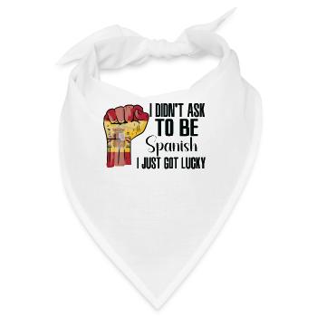 Spanischer Stolz Spanische Flagge Gewachsen - Bandana - Weiß - Vorne