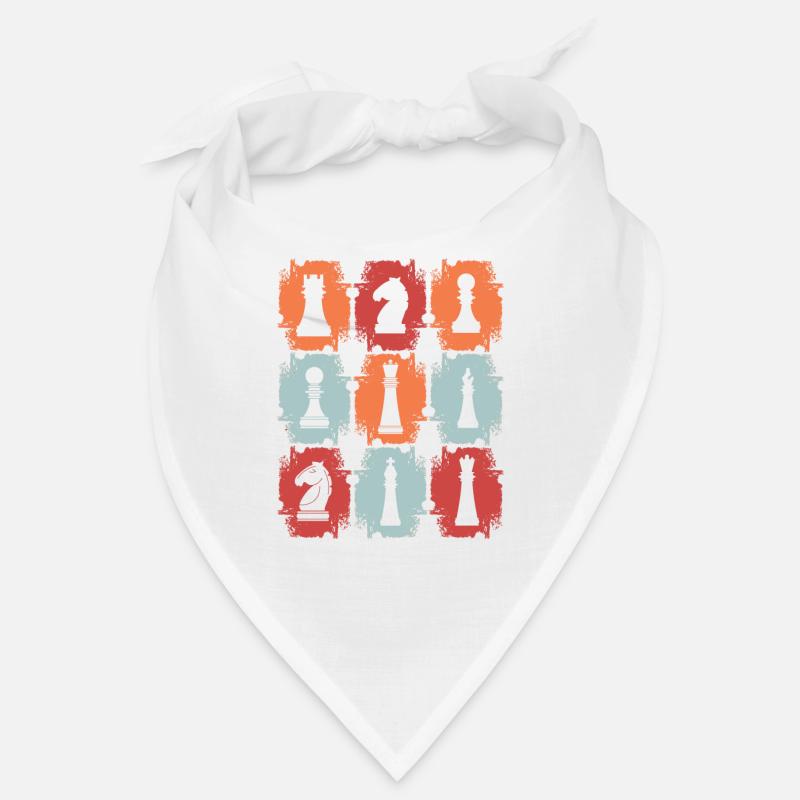 Pièces d’échecs Rétro Bandana