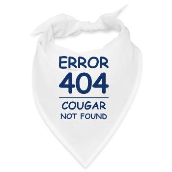 Cougar nicht gefunden Fehler 404 - Bandana - Weiß - Vorne