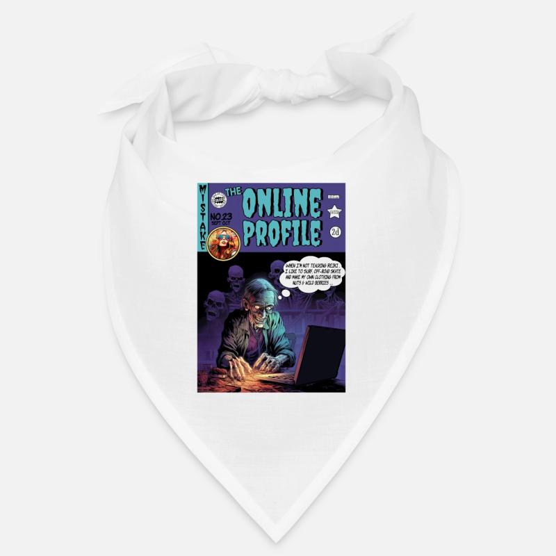 Retro Horror Comic - The Online Profile Bandana