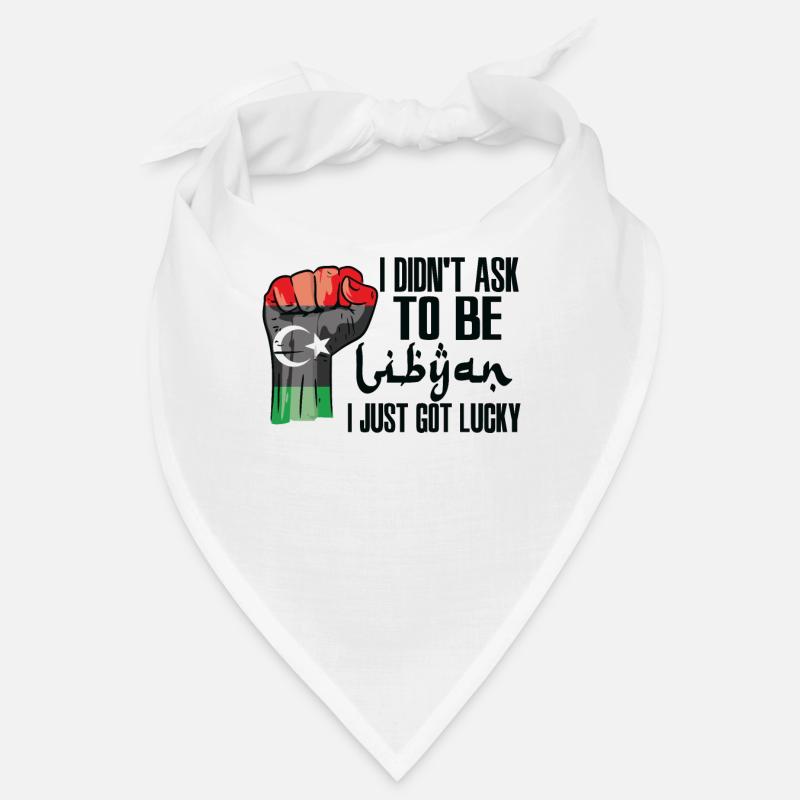 Fierté libyenne Le drapeau libyen grandit Bandana