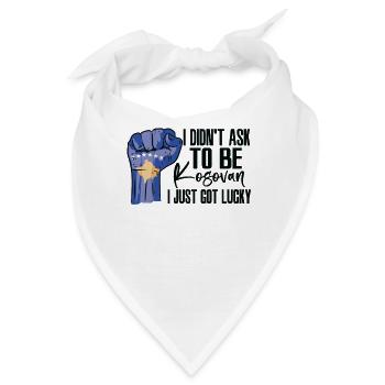 Kosova-Stolz Kosova-Flagge Gewachsen - Bandana - Weiß - Vorne