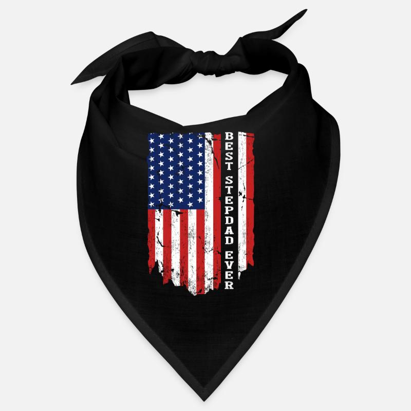 Best Stepdad Ever Flag Bandana