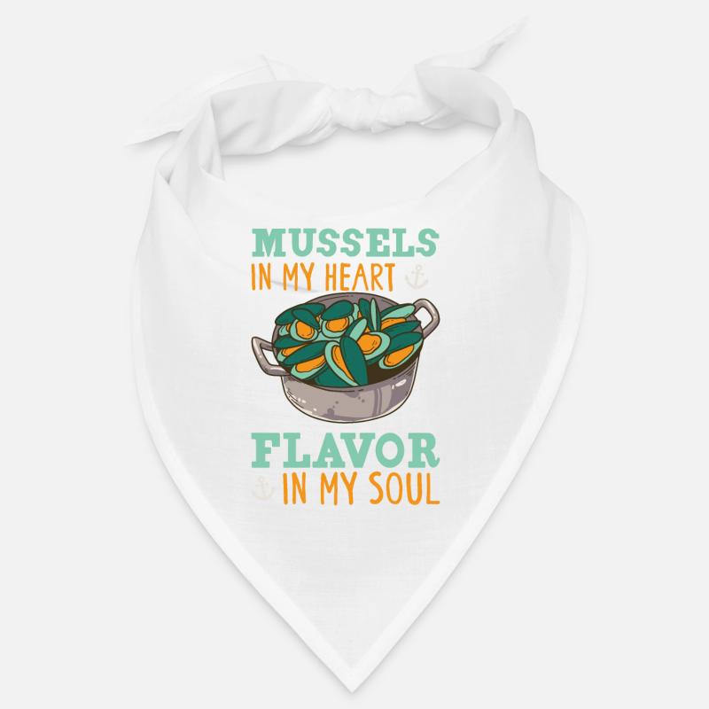 Mussels Seafood Shellfish Bandana