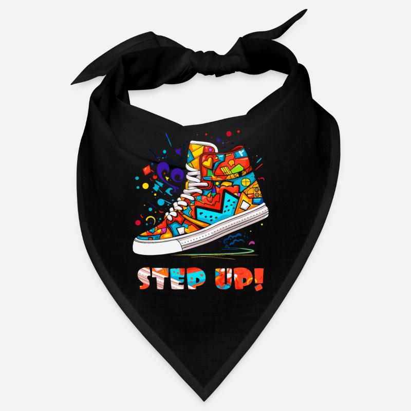 Des cœurs, de l’amour et des baskets, une basket colorée Bandana