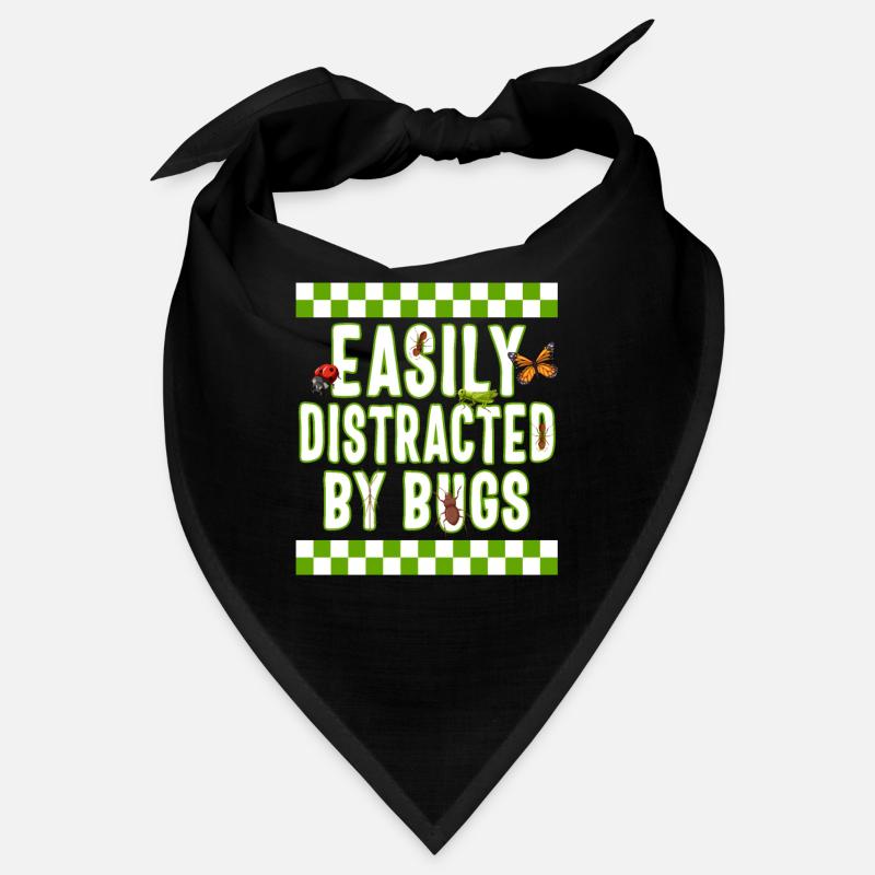 Entomologist Shirt, Easily Distracted By Bugs Tee Bandana