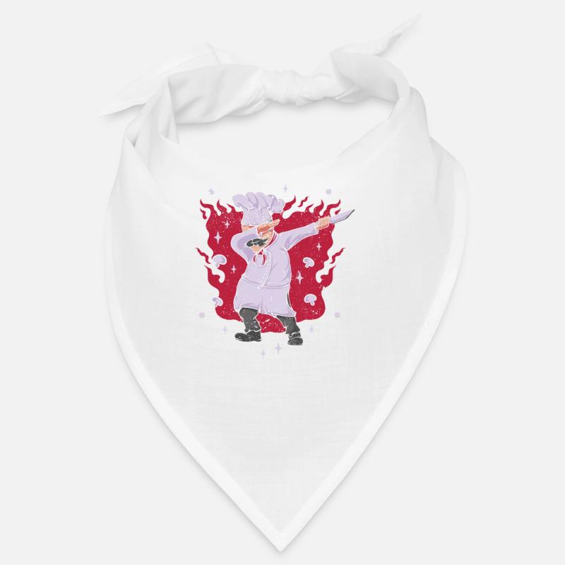 Chef Polka Dot Sous-Chef Culinaire Chef de cuisine Bandana
