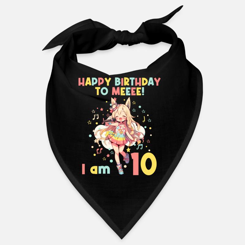 Anime Mandga K-Pop KPop Mädchen 10. Geburtstag Bandana