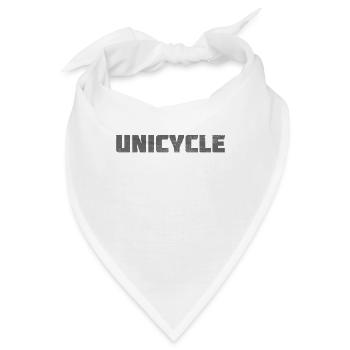 Einrad - Bandana - Weiß - Vorne
