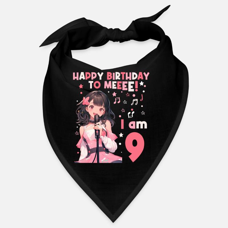 Anime Mandga K-Pop KPop Mädchen 9. Geburtstag Bandana