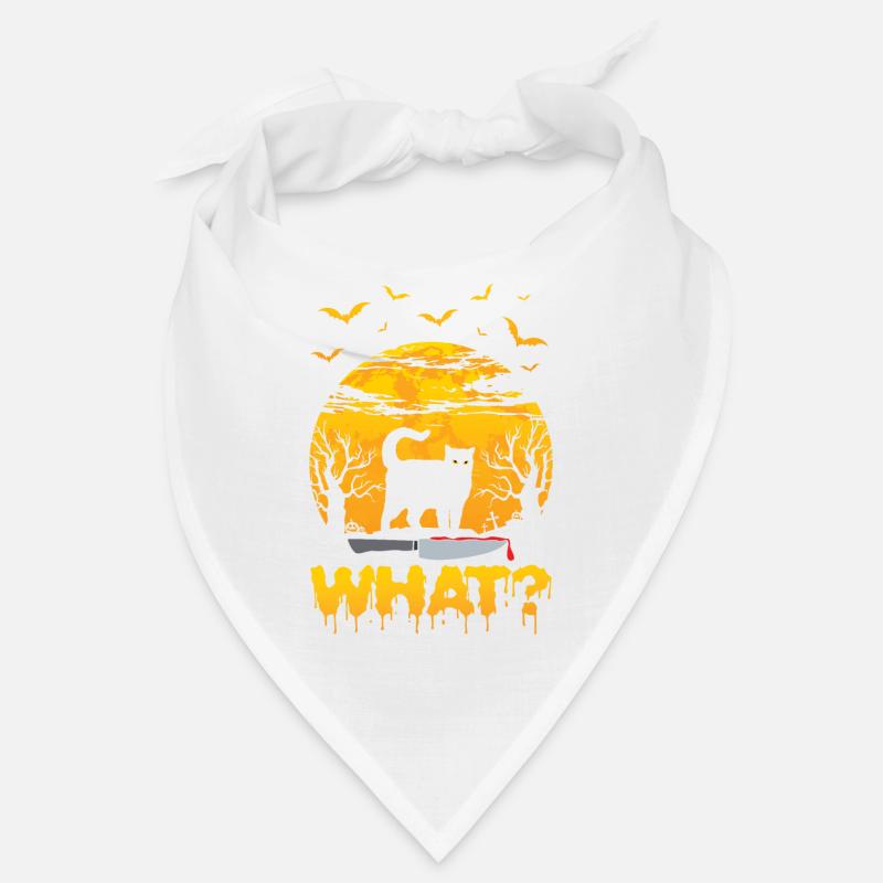 Drôle quel chat effrayant effrayant Halloween Bandana