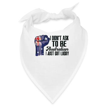 Australischer Stolz Australische Flagge Gewachsen - Bandana - Weiß - Vorne