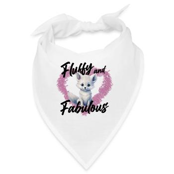 Polar Fuchs Eis Fuchs Arktis Fuchs - Bandana - Weiß - Vorne