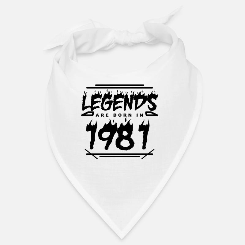 Legend 1981 - Born 1981 - Construit en 1981 Bandana