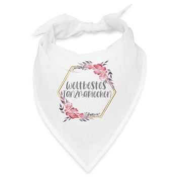 Tanzmariechen Garde Gardetänzerin Geschenk - Bandana - Weiß - Vorne