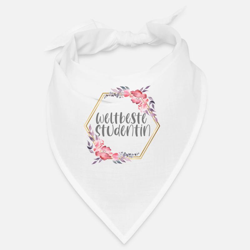Studentin Studium Mädchen Lernen Geschenk Bandana