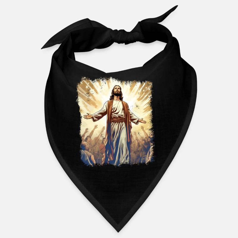 Jesus Erstrahlt Im Himmlischen Licht Der Hoffnung Bandana