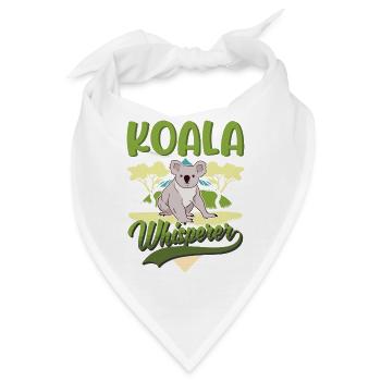 Koala Flüsterer Koalabär - Bandana - Weiß - Vorne