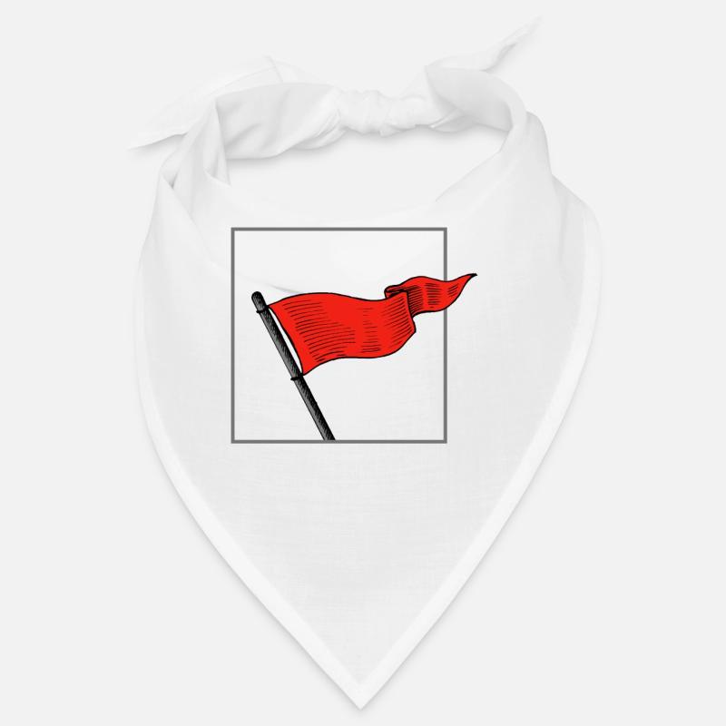 Chemise de relations, Red Flag Design Funny Pocket Bandana