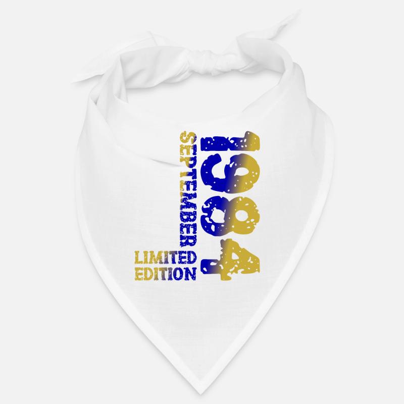 1984 Septembre Edition Limitée 39th Birthday Deco Bandana