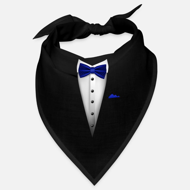 Conception de smoking avec nœud papillon pour les mariages et Bandana