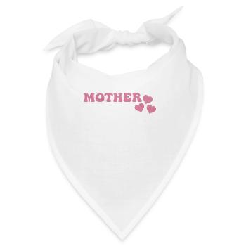 Mutter - Bandana - Weiß - Vorne