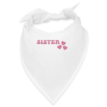 Schwester - Bandana - Weiß - Vorne