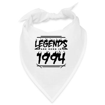 Legende 1994 - Jahrgang 1994 - Baujahr 1994 - Bandana - Weiß - Vorne