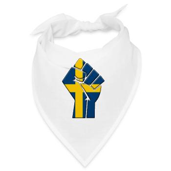 Schweden Flagge Land Stolz Einheimische Abstammung Familie - Bandana - Weiß - Vorne