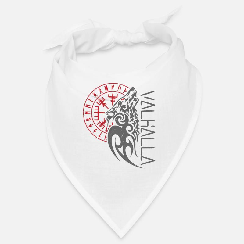 Valhalla Wolf Odin Compas Bandana