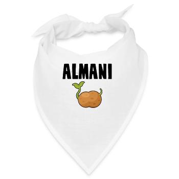 Alman Almani Kartoffel - Bandana - Weiß - Vorne