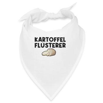 Kartoffel Flüsterer - Bandana - Weiß - Vorne