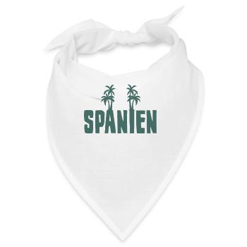 Spanien Urlaub - Bandana - Weiß - Vorne
