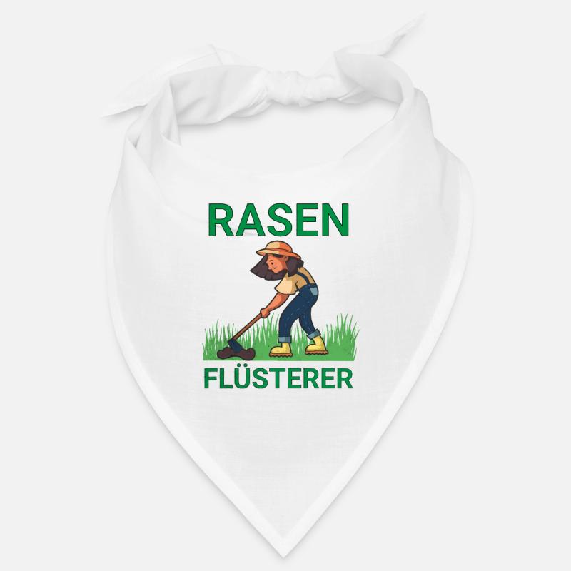 Der Rasen Flüsterer Gartenarbeit Gärtner Bandana