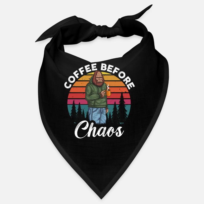 Kaffee Vor Chaos Retro Bandana