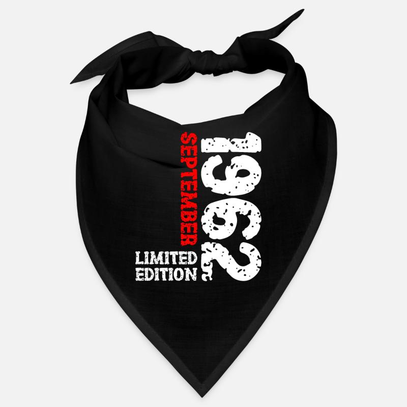 1962 September Limited Edition 61. Geburtstag Deko Bandana