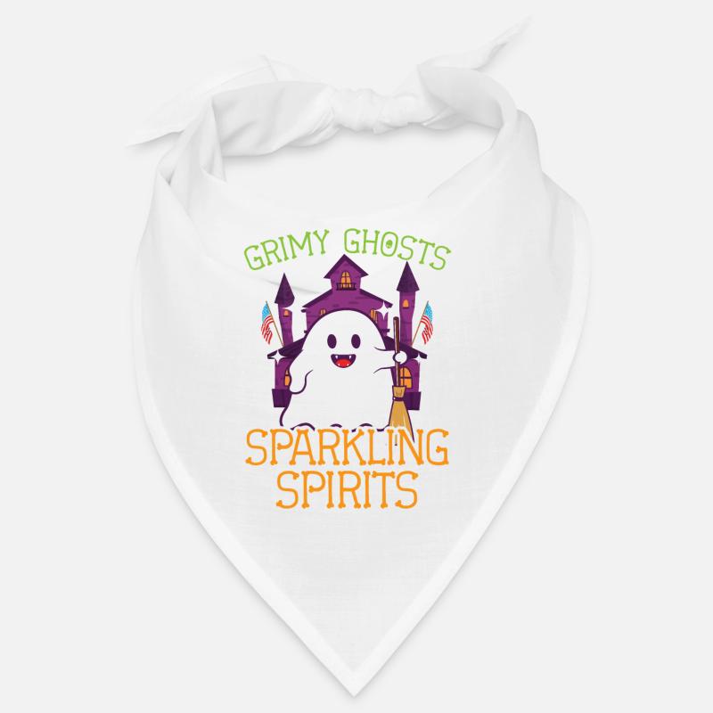 Grim ghosts, sparkling ghosts, janitors Bandana