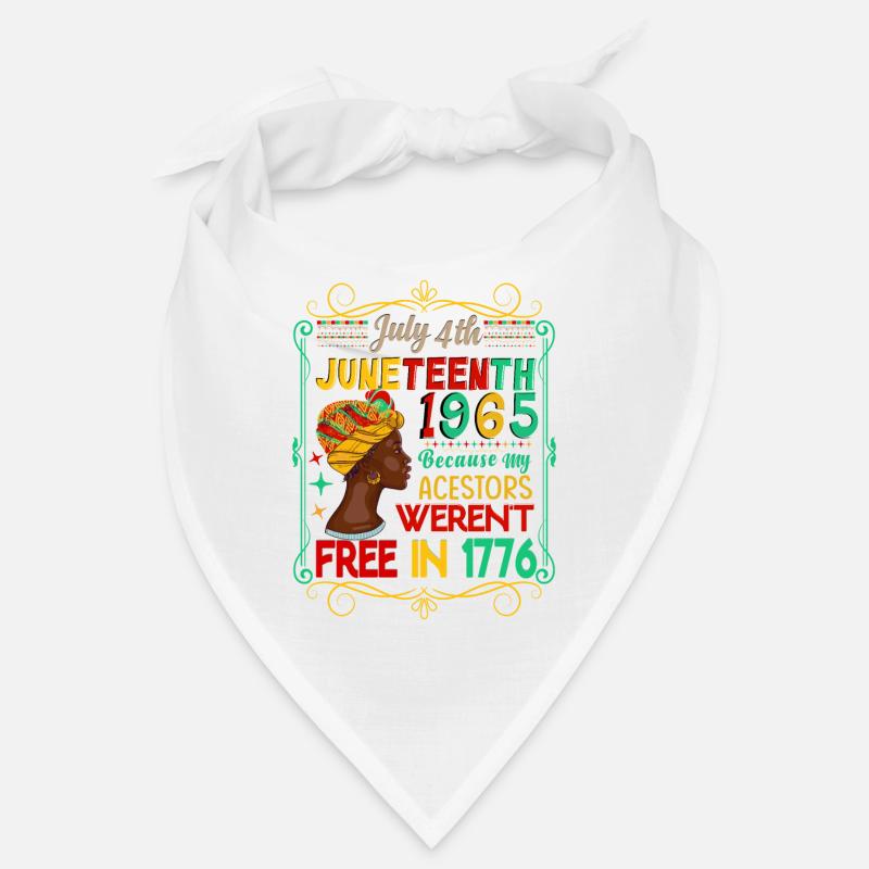 Juneteenth Motif Bandana