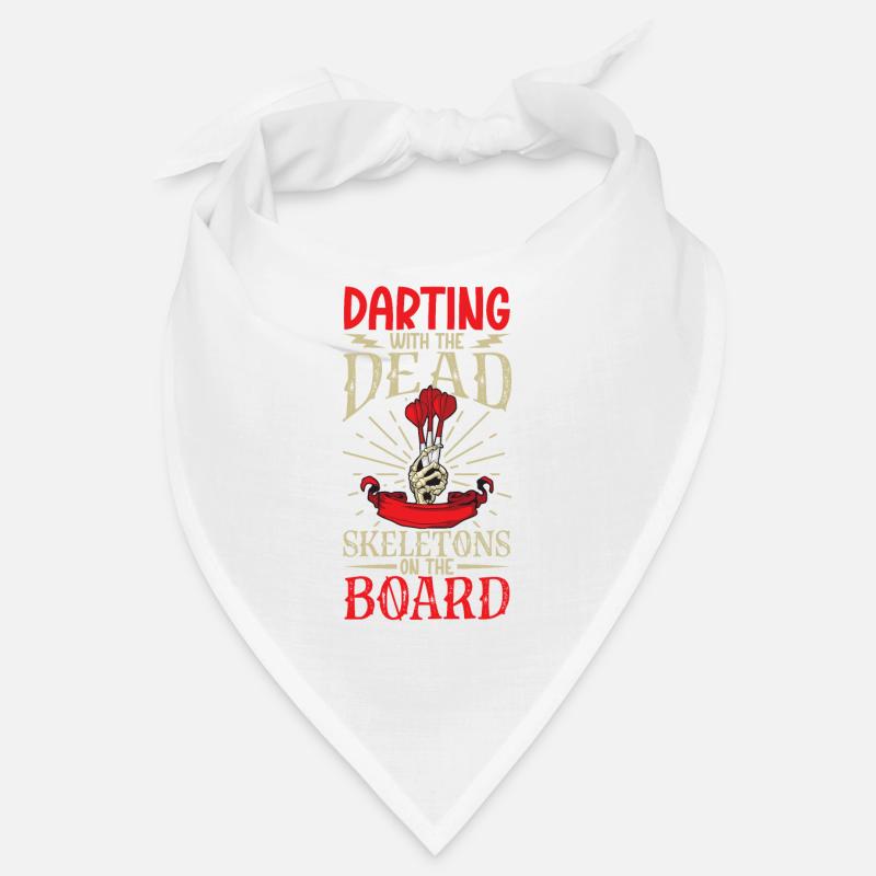 Joueur de fléchettes effrayant Dartboard Dartboard Darts Board Bandana