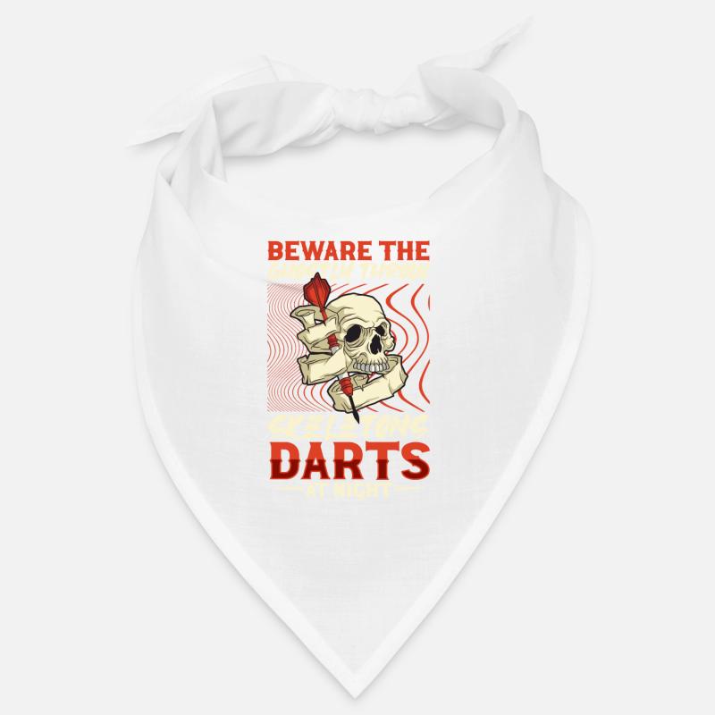 Joueur de fléchettes effrayant Dartboard Dartboard Darts Board Bandana