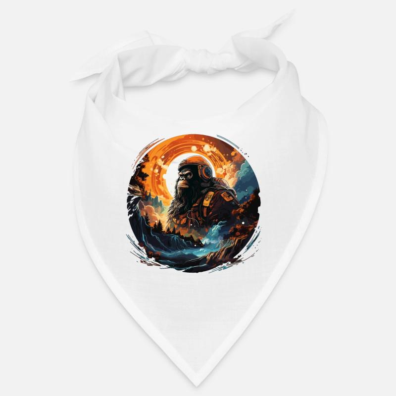 Animal in Outer Space - Monkey, Ape Gorrila Astron Bandana