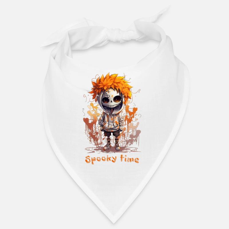 Spooky time Halloween Ghost Time Skeleton Ghost Bandana