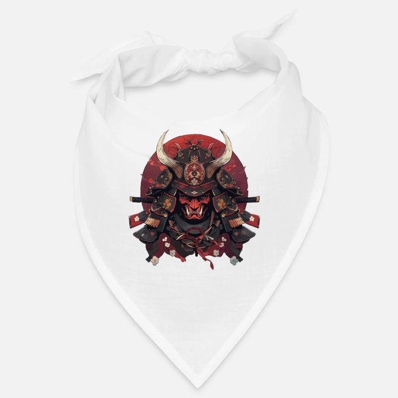 Asia 80s Japanese Retro Samurai Samurai Bandana