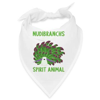 Nudibranch Nacktkiemer Nacktschnecken - Bandana - Weiß - Vorne