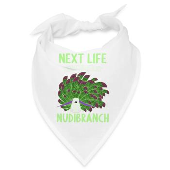 Nudibranch Nacktkiemer Nacktschnecken - Bandana - Weiß - Vorne